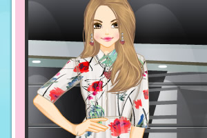 半袖衬衣式连衣裙