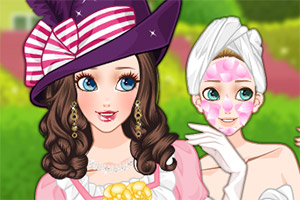 女孩的时尚帽子