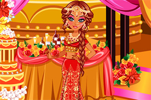 漂亮的印度新娘