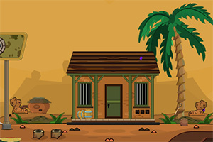 沙漠小屋逃脱