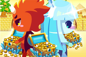 冰火双星抢宝箱