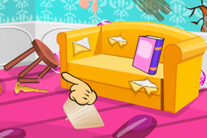 芭比乱糟糟的卧室