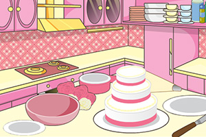 米娅制作婚礼蛋糕