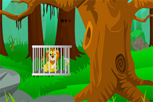 小狮子牢笼逃生