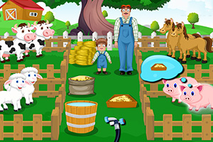 左伊在农场的一天