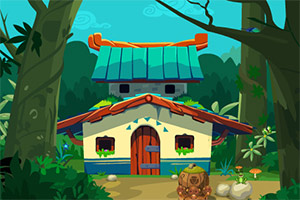 女孩逃出丛林牢笼