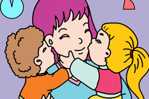 最好的妈妈上色