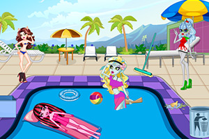 怪物高清理游泳池