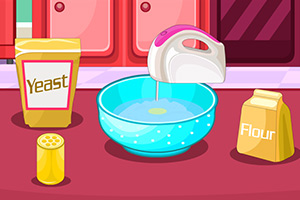 美味的心形披萨