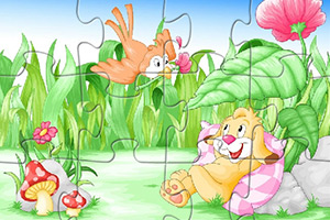 可爱的小狗拼图