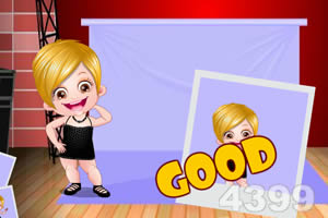 可爱宝贝成为超级巨星