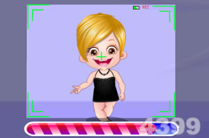 可爱宝贝成为超级巨星