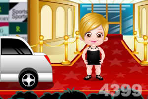 可爱宝贝成为超级巨星