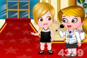 可爱宝贝成为超级巨星