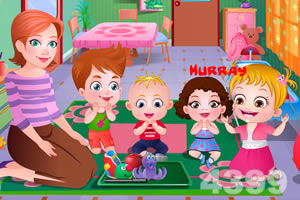 可爱宝贝去托儿所