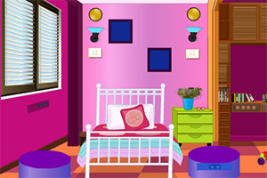 可爱的粉色房子逃脱