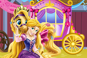 装饰长发公主的马车