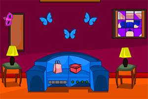 逃出绿色复古房子