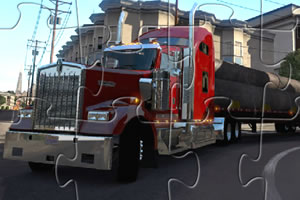 大钻机卡车拼图