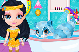 芭比宝贝照顾小宠物