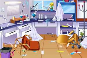 打扫实验室卫生