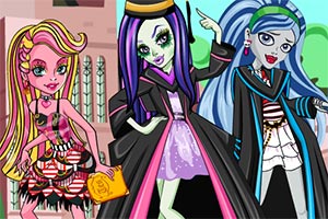 怪物高校女孩毕业典礼