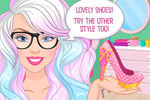 芭比设计可爱鞋子