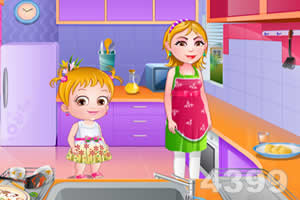 可爱宝贝热爱劳动