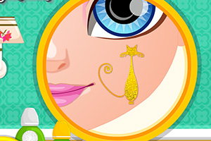 芭比宝贝的海滩纹身 