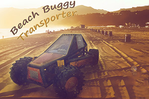 沙滩运输车