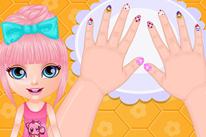 芭比宝贝去美甲