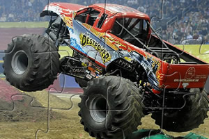 大怪兽卡车拼图