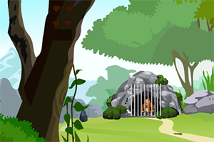 被困的大猩猩逃脱