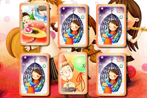 可爱孩子记忆卡