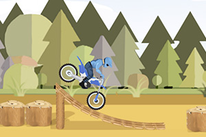 森林公园摩托赛