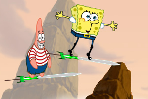 海绵宝宝御剑飞行