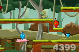 冰火人侏罗纪探险选关版