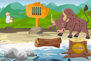 森林寻找金袋子