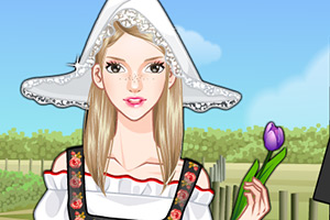 美丽的荷兰姑娘