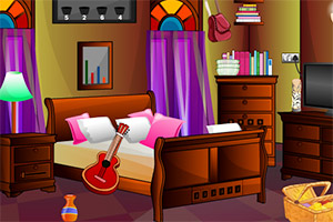 骑机车的男孩逃脱