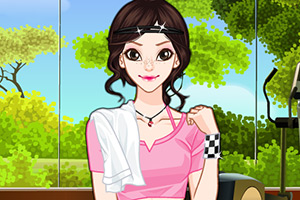 漂亮的健身教练