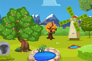 漂亮绿色森林逃脱