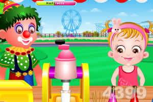 可爱宝贝家庭野餐