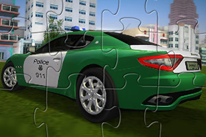 玛莎拉蒂警车拼图