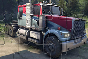 老旧大卡车拼图