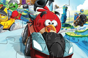 愤怒小鸟赛车拼图