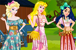 公主们的波西米亚风