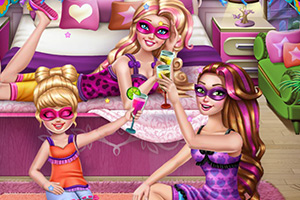 芭比超人睡衣派对