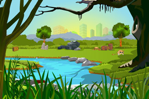 小麻雀逃出森林