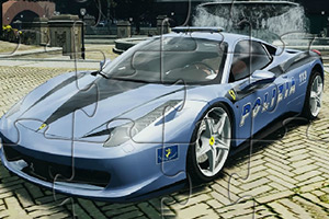 法拉利警车拼图